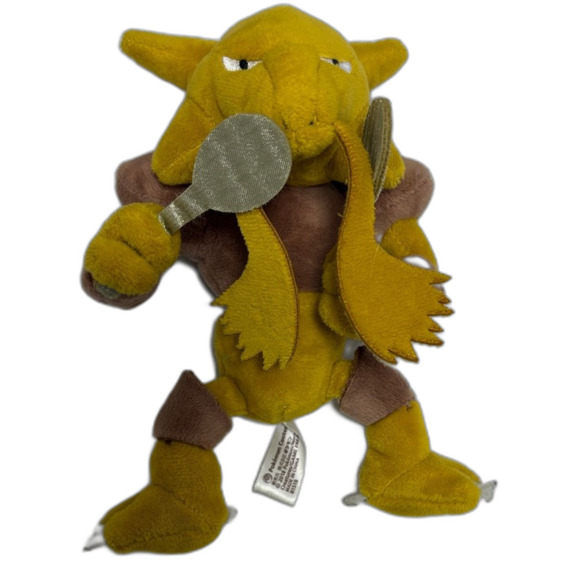 Pokemon Other - Pokemon Yellow and Brown Abra Plush Toy